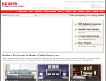 Tablet Screenshot of moderncollections.com